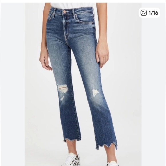 Mother Denim The Insider Crop Step Chew - size 29 - Picture 9 of 9